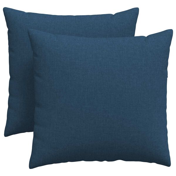 vidaXL Sofa Kussens 2 pcs Blauw 45 x 45 cm Stof