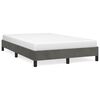 vidaXL Bedframe zonder matras 120x190 cm fluweel donkergrijs