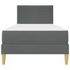 vidaXL Bedframe Donkergrijs 80 x 200 cm Polyester