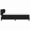 vidaXL Boxspringbed met matras Zwart 80 x 200 cm Fluweel