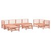 vidaXL 9-delige Loungeset massief douglashout