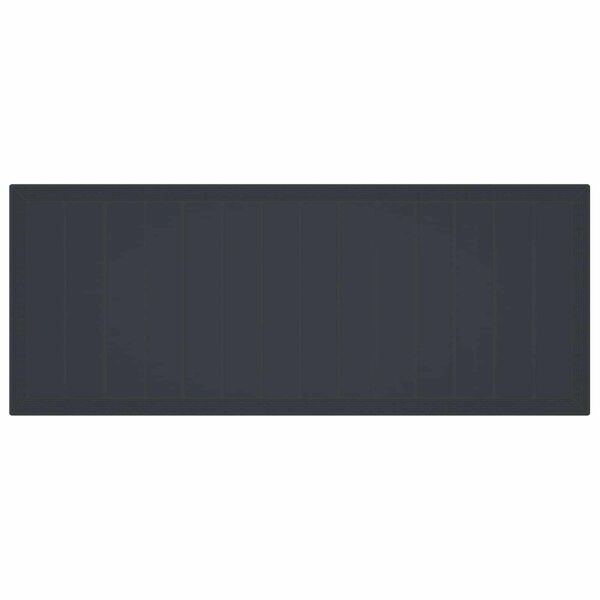 vidaXL Tuin Eetset 9 pcs Antraciet Polt riet