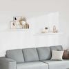 vidaXL Wandschappen zwevend 2 st 90x23,5x3,8 cm MDF wit