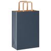 vidaXL Papieren zakken 250 st met hengsels 21x11x31 cm blauw