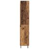 vidaXL Hoge kast met lade 2 pcs Oud Hout Bewerkt hout