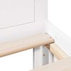 vidaXL Bedframe zonder matras met hoofdbord grenenhout wit 120x190 cm