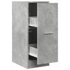 vidaXL Apothekerskast 30x41x77,5 cm bewerkt hout betongrijs