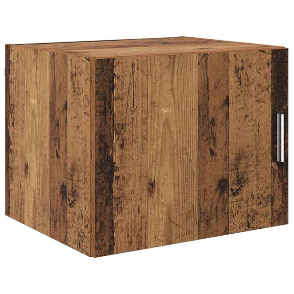 vidaXL Wandkast Wandgemonteerd Oud hout 50 x 42.5 x 40 cm Bewerkt hout