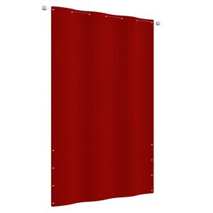 vidaXL Balkonscherm 140x240 cm oxford stof rood