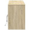 vidaXL Tv-meubel met LED 139,5x34x50 cm bewerkt hout sonoma eikenkleur