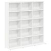 vidaXL CD Kast Wit 96 x 23,5 x 97,5 cm Bewerkt hout