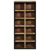 vidaXL Schoenenkast Bruin 50 x 30 x 110 cm Massief mangohout