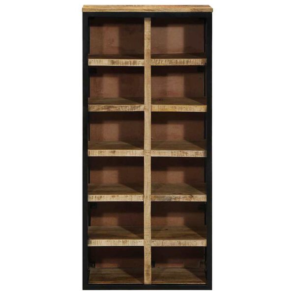 vidaXL Schoenenkast Bruin 50 x 30 x 110 cm Massief mangohout