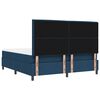 vidaXL Boxspringbed met matras met hoofdeinde Blauw 180 x 200 cm Stof