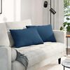 vidaXL Sofa Kussens 2 stuks Blauw 60 x 40 cm Stof