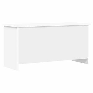 vidaXL Opbergkist met opslag Wit 100 x 40 x 50 cm Bewerkt hout
