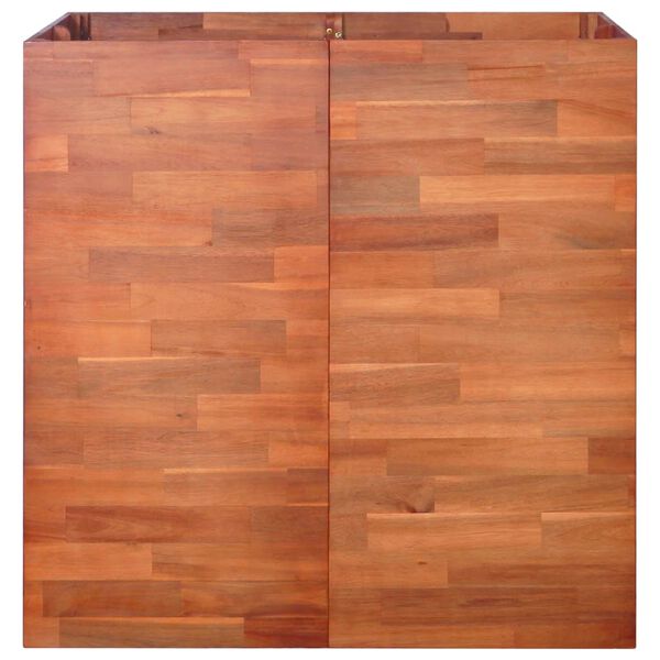 vidaXL Plantenbak verhoogd 100x100x100 cm acaciahout