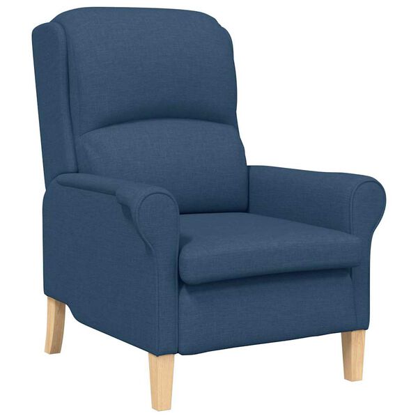 vidaXL Fauteuil Blauw 76 x 94 x 102 cm Stof