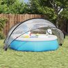 vidaXL Pooldome Doorzichtig 336 x 322 x 160 cm PVC
