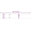 vidaXL Gazonranden 10 stuks 15x103 cm flexibel cortenstaal