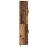 vidaXL Hoge kast 2 pcs Oudhout Bewerkt hout