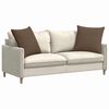 vidaXL Sofa Kussens 2 pcs Bruin 80 x 80 cm Stof