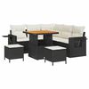 vidaXL Tuin Sofa Set 8 st Zwart poly rattan
