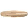 vidaXL Tafelblad rond &Oslash; 50x4 cm massief acaciahout