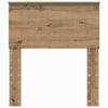 vidaXL Hoofdbord met hoofdeinde Artisan Eiken 75 cm Bewerkt hout