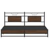 vidaXL Bedframe zonder matras bewerkt hout bruin eikenkleur 160x200 cm