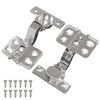 vidaXL Scharnier 2 st Nikkel 85 x 52,5 x 9,5 mm IJzer