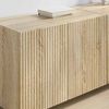 vidaXL TV-wandkast Sonoma Eiken 59,5 x 31 x 40 cm Bewerkt hout