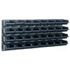Raaco Wandpaneel 2 st met 32 bakken 181211