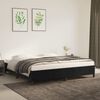 vidaXL Bedframe zonder matras 200x200 cm fluweel zwart