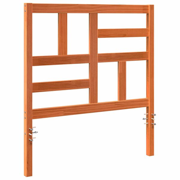 vidaXL Bed Hoofdbord Wasbruin 80,5 x 4 x 104 cm Massief grenenhout