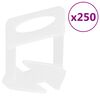 vidaXL Nivelleerklemmen voor tegels 250 st 2 mm