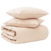 vidaXL Dekbedset 2 st 155 x 220 cm Alle seizoenen Kapokvezel Beige