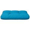 vidaXL Palletkussen 60x40x12 cm stof blauw