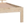vidaXL Bedframe massief hout 120x190 cm