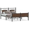 vidaXL Bedframe zonder matras bewerkt hout bruin eikenkleur 150x200 cm