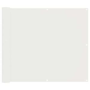 vidaXL Balkon Scherm 90 x 200 cm PU gecoat oxford alu Rechthoekig
