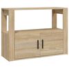 vidaXL Dressoir 80x30x60 cm bewerkt hout sonoma eikenkleurig