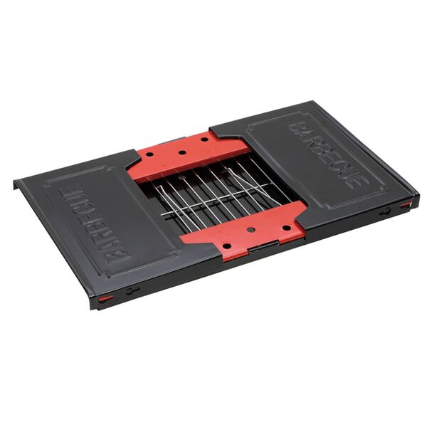 Bo-Camp Houtskoolbarbecue 44x25x16 cm roestvrij staal 8108357