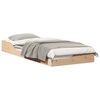 vidaXL Bedframe Bruin 80 x 220 cm Massief grenenhout