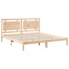 vidaXL Bedframe extra lang zonder matras massief hout 200x220 cm