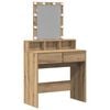 vidaXL Kaptafel artisanaal eikenkleurig 80 x 41 x 144,5 cm