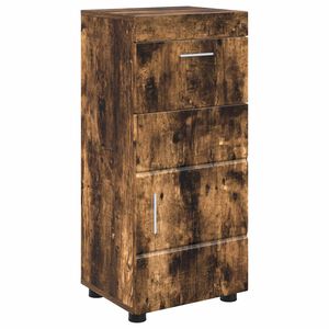 vidaXL Badkamerkastenset TULUM Gerookt eiken 37 x 31,5 x 82 cm
