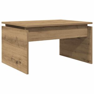 vidaXL Salontafel 68x50x38 cm bewerkt hout artisanaal eikenkleur