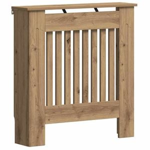 vidaXL Radiatorafdekking Artisanaal eiken 78 x 19 x 81,5 cm