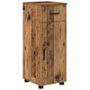 vidaXL Badkamermeubelset met lade 4 pcs Oud Hout Bewerkt hout & Metaal